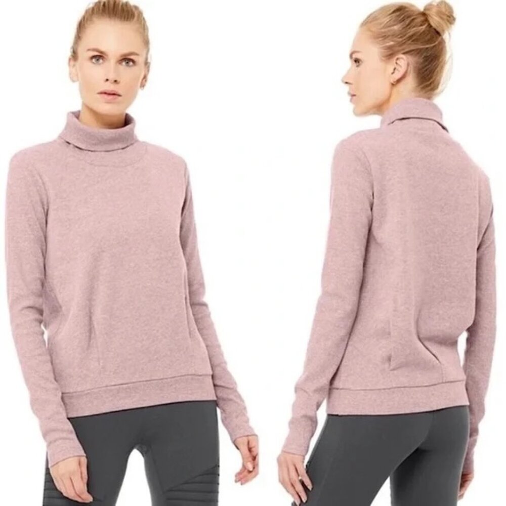 Alo Yoga Clarity Long Sleeve Turtleneck Sweatshirt